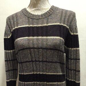 Northern Isles Women Shetland Wool Acrylic Long Sleeve Sweater Size M
